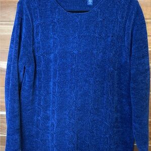 Karen Scott Royal Blue Knit Sweater